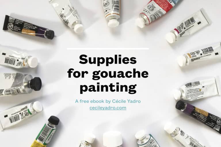 What brushes to use for gouache? 