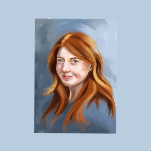 Oil painting portrait with Procreate class