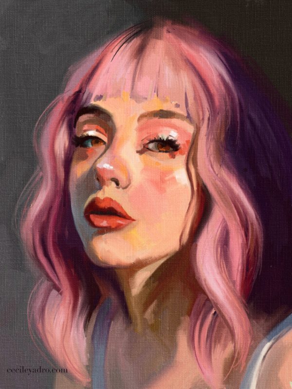 Oil painting portrait with Procreate class