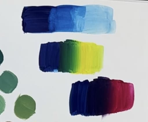 How to mix a gouache palette