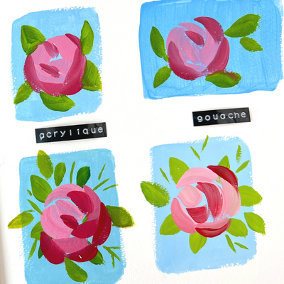 What is the difference between gouache and Acrylic Gouache