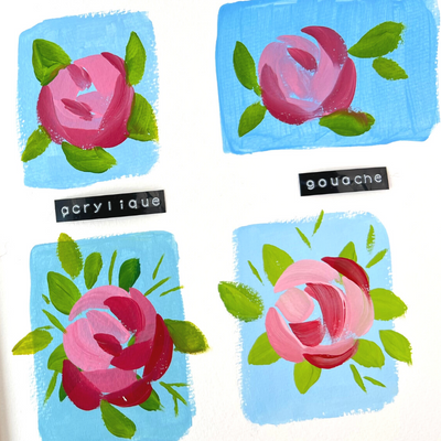 What is the difference between gouache and Acrylic Gouache? 