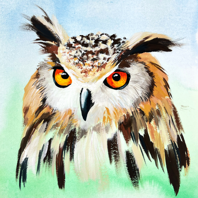 free gouache painting tutorial