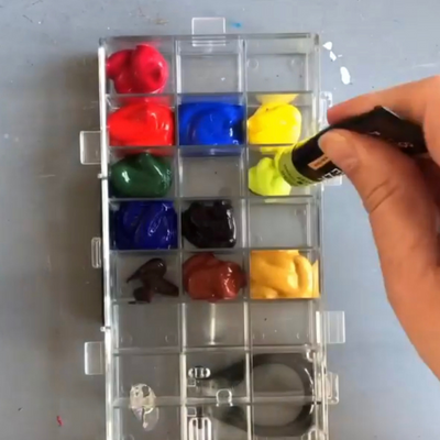 gouache palette box