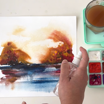 Can you use gouache like watercolor