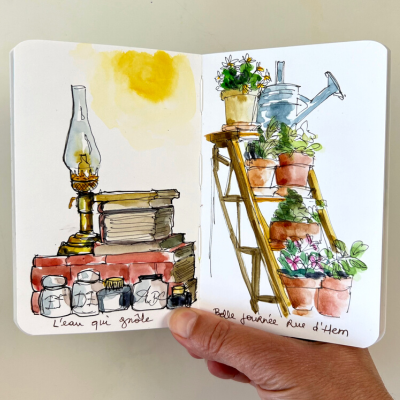 Watercolor sketchbook tour: Urban sketching & landscapes 2019–2022 