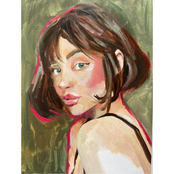 Oil painting portrait for sale
