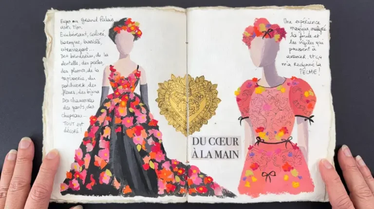 Paris Fashion Sketchbook Tour
